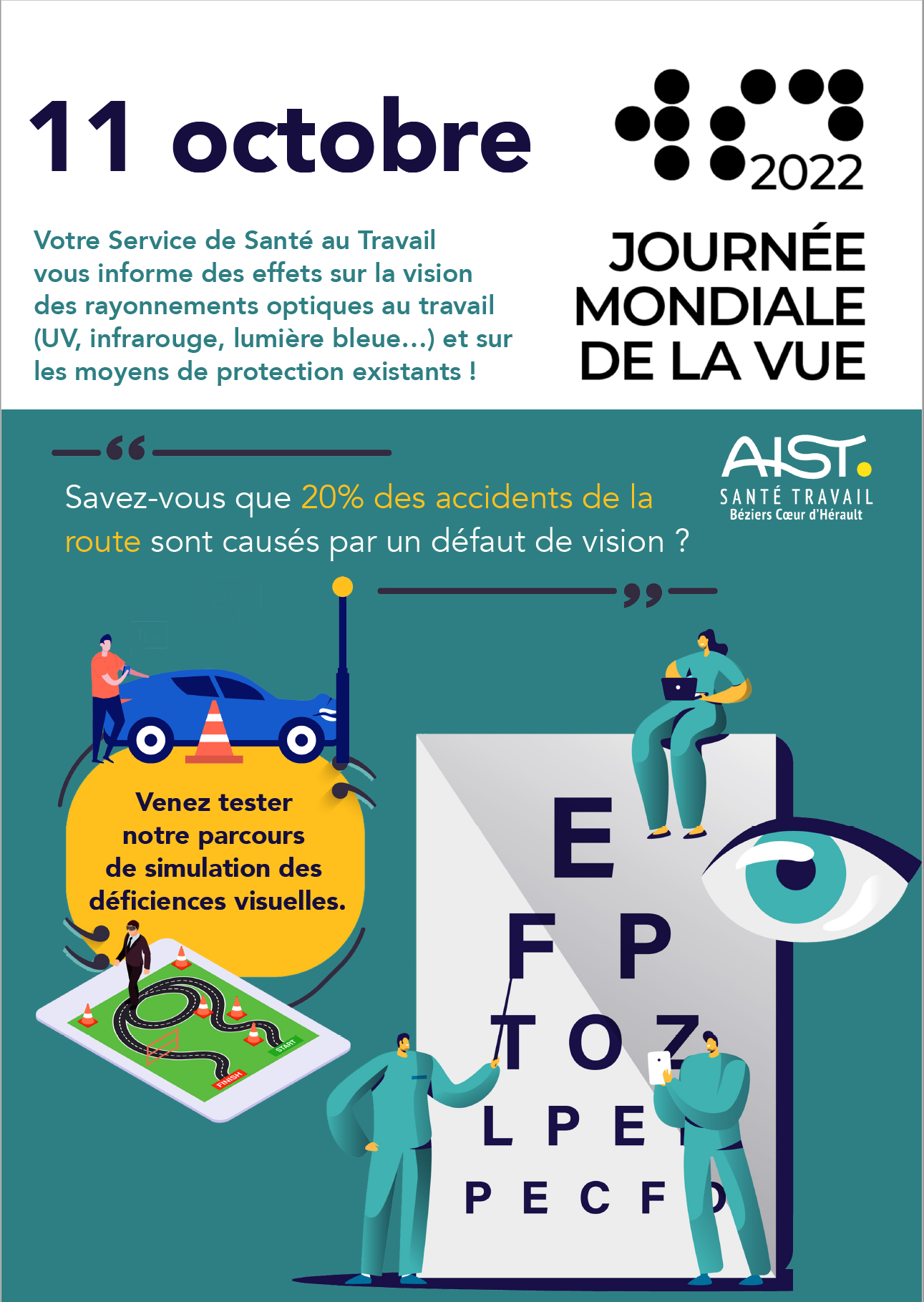 Affiche Journée de la vue